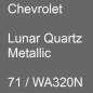 Preview: Chevrolet, Lunar Quartz Metallic, 71 / WA320N.